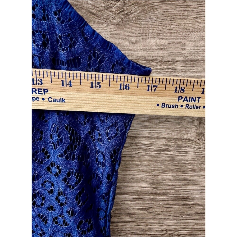 Romeo + Juliet Couture Women’s Navy Blue Lace Fit And Flare Summer Top Small NWT - Picture 12 of 13
